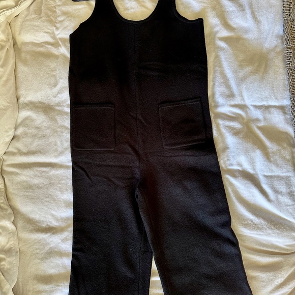 Madewell 100% Wool Patch Pocket Sweater Jumpsuit - Picture 2 of 3